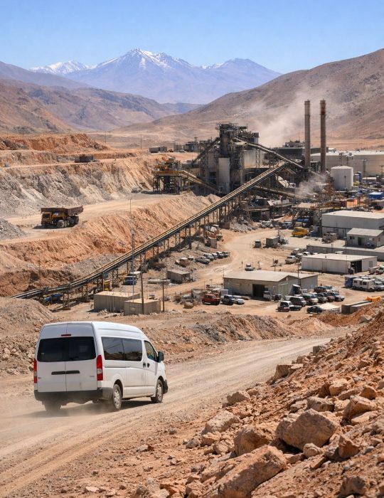 Operación minera en el norte de Chile